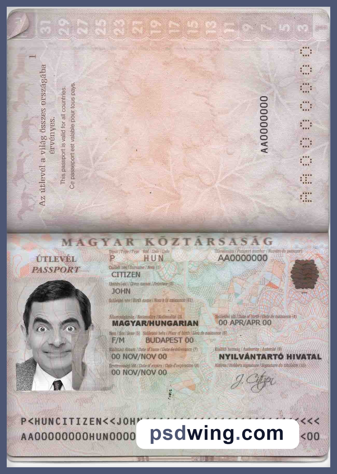 Hungary Passport